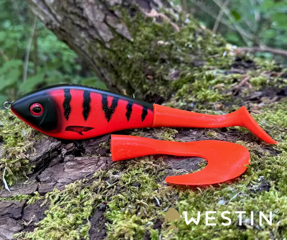 Obrázok produktu Wobler WESTIN Swim Tail 12cm – Fire