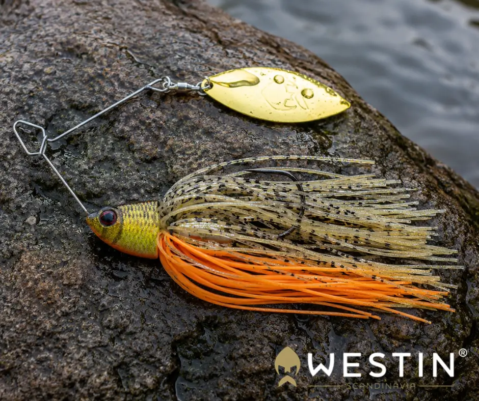 Obrázok produktu Spinnerbait WESTIN MVibe Willow Blade 21g – Rudd