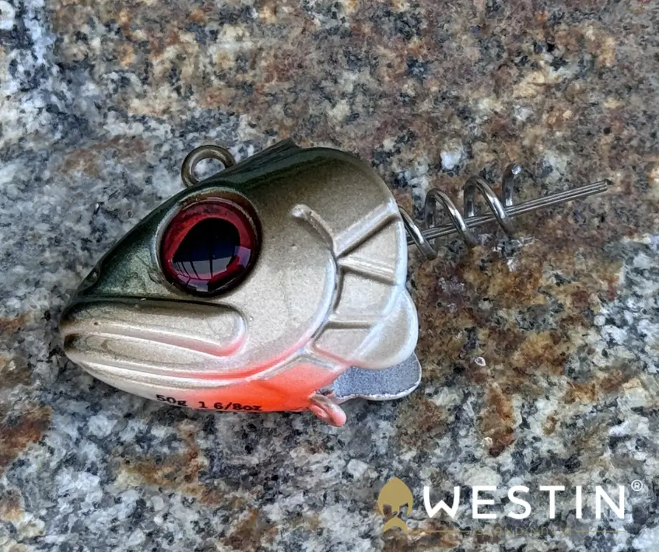 Obrázok produktu Zavŕtavacia hlava WESTIN ShadTeez Screwin Head 50g – Bass Orange