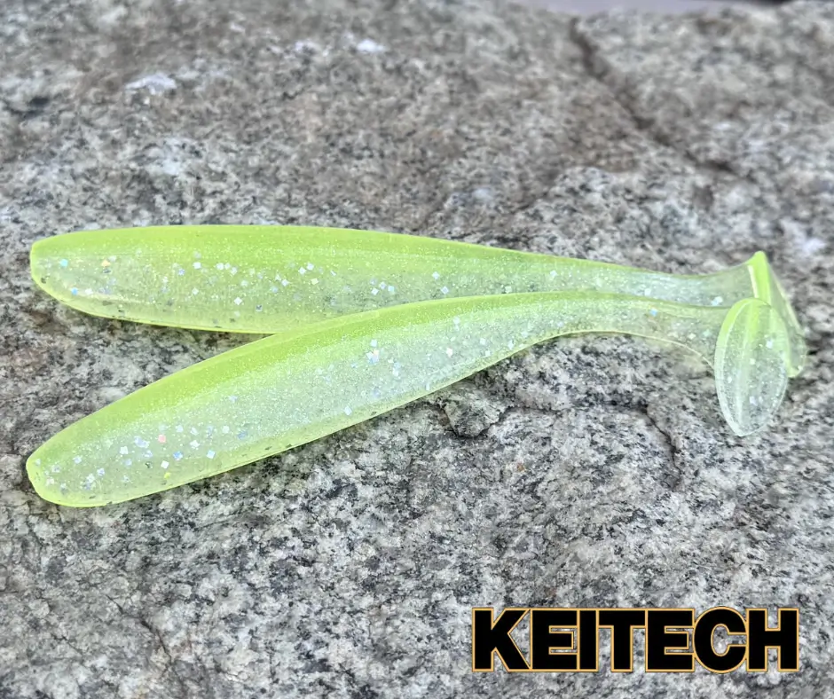 Obrázok produktu KEITECH Easy Shiner 3″- 7,62cm – Chartreuse Shad – 10ks/bal