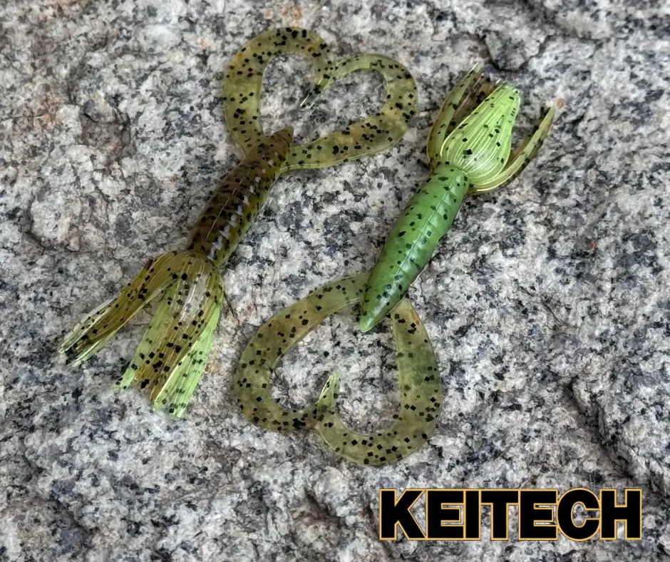 Obrázok produktu KEITECH Little Spider 2″- 5,08cm – Green Pumpkin Chartreuse – 8ks/bal