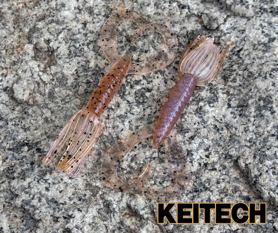 Obrázok produktu KEITECH Little Spider 2″- 5,08cm – Electric Shrimp – 8ks/bal