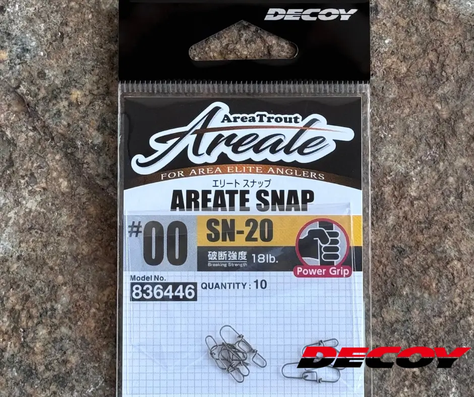 Obrázok produktu Karabínka DECOY Areate Snap SN-20 #00/18lb – 10ks