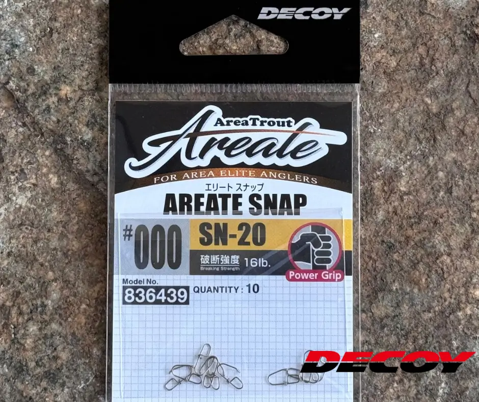 Obrázok produktu Karabínka DECOY Areate Snap SN-20 #000/16lb – 10ks